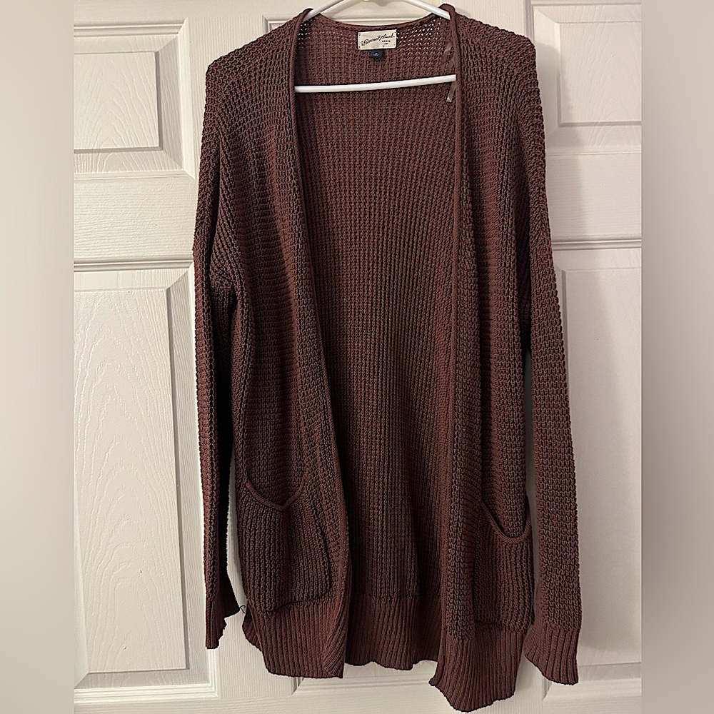 Universal Thread Dusty Rose Open-Front Cardigan